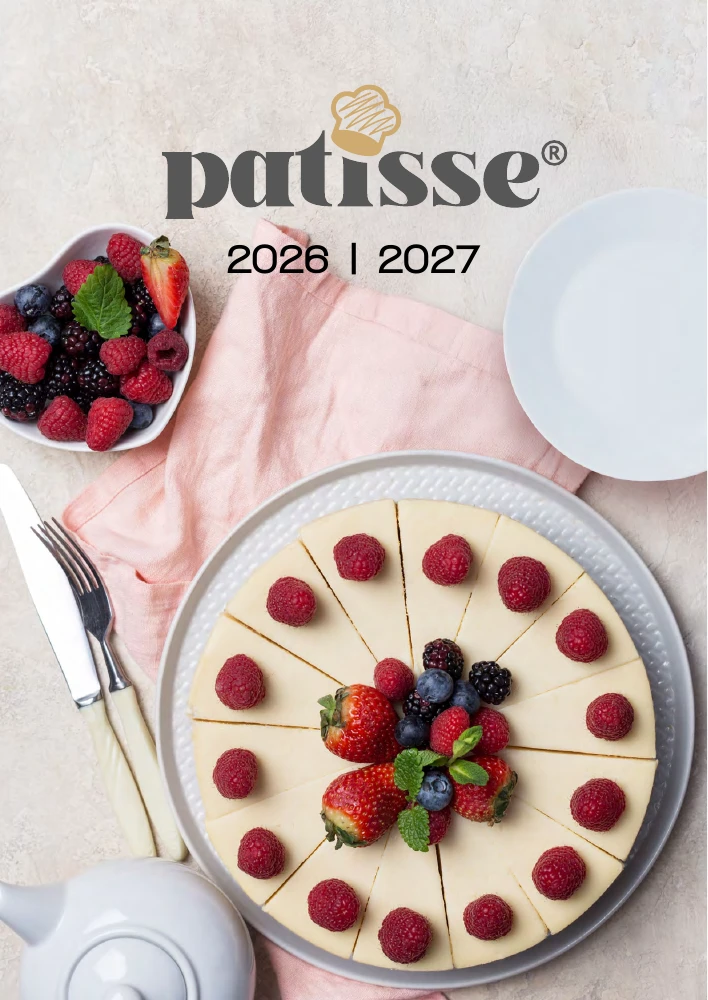 Обложка международного каталога PATISSE 2026–2027
