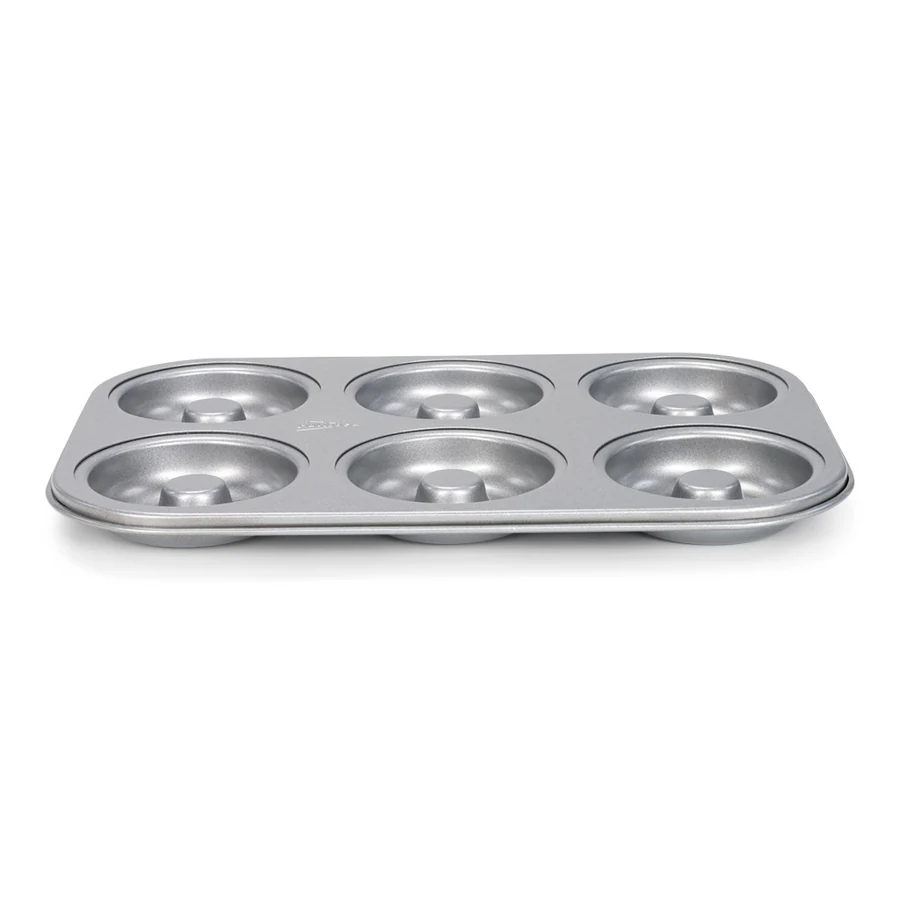 Форма для выпечки пончиков на 6 ячеек Patisse Silver 32х22х2.5 см
